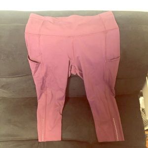 Lululemon fast and free cropped leggings